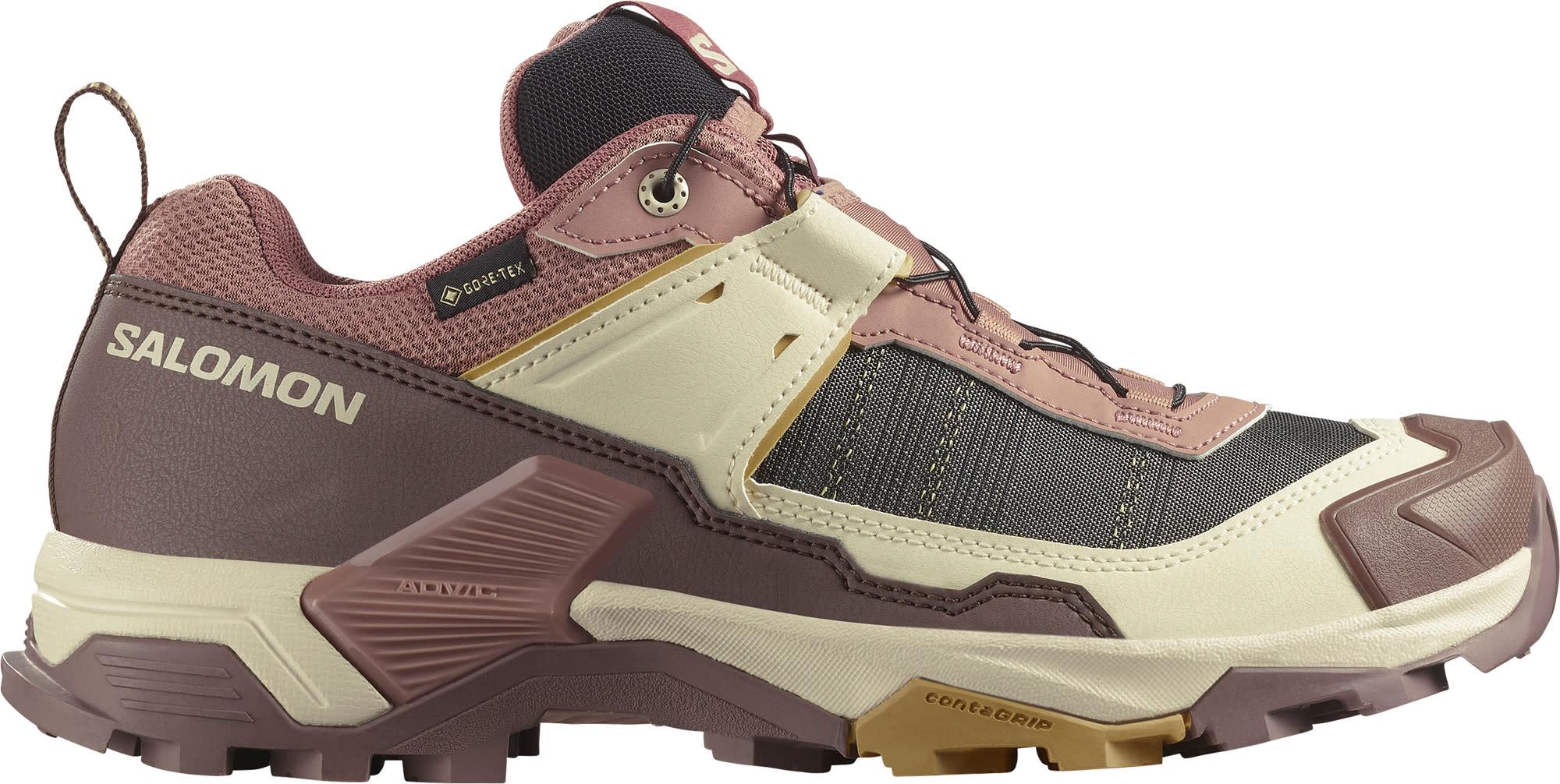 Salomon Women's X Ultra 5 GORE-TEX i Burlwood/French Roast/Rattan, dame