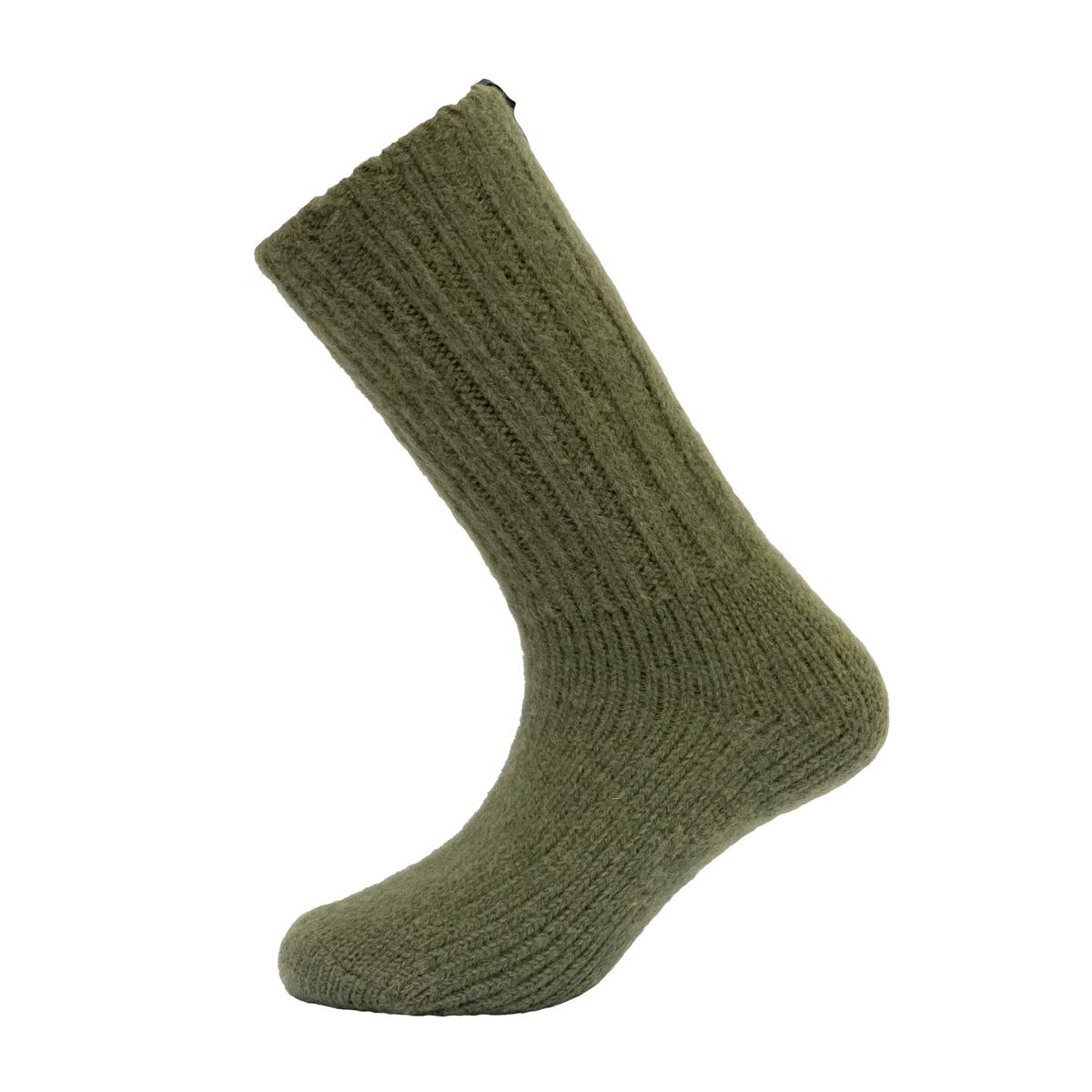 Devold Nansen Wool Sock i olivengrønn