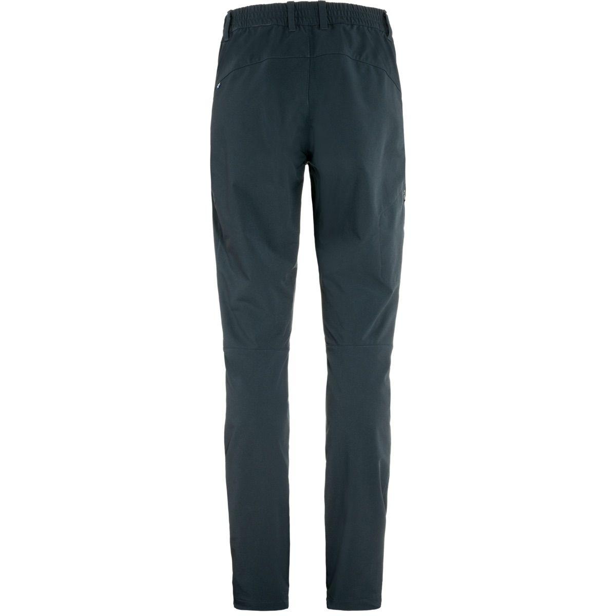 Fjällräven Women's Abisko Trail Stretch Trousers i Dark Navy