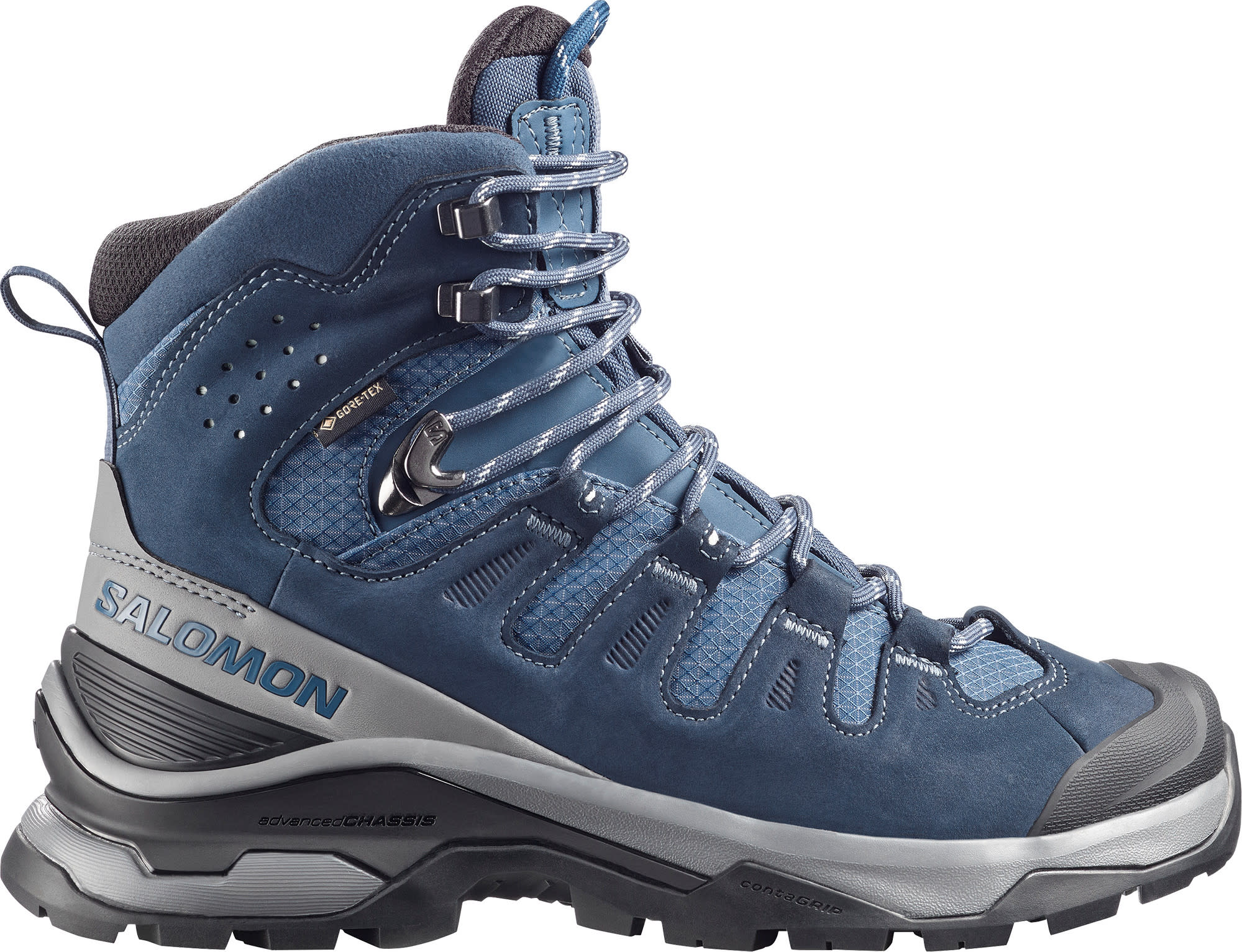 Salomon Quest 5 GORE-TEX dame, mørk lilla med sorte detaljer