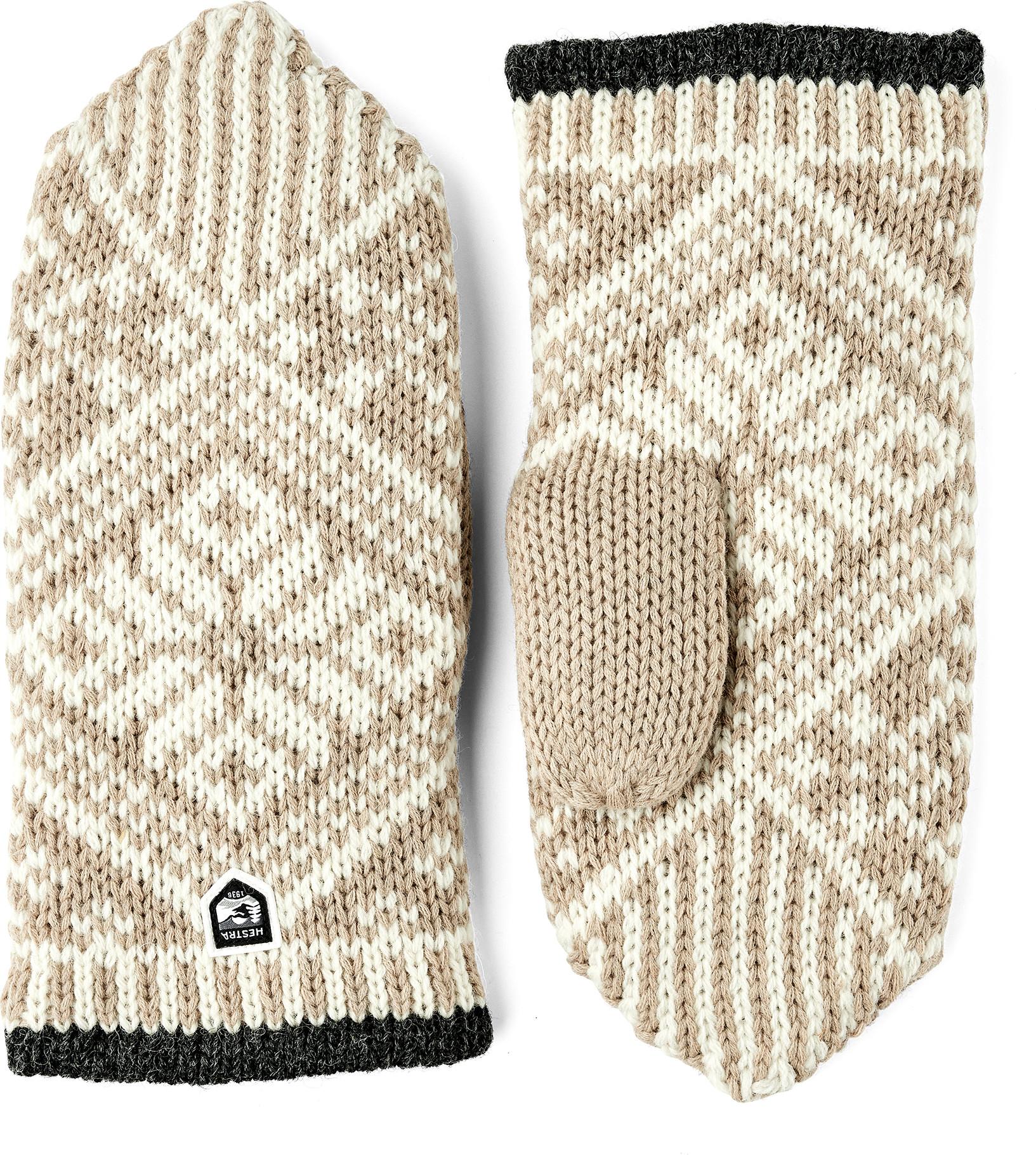 Hestra Nordic Wool Mitt Beige/Offwhite produktbilde