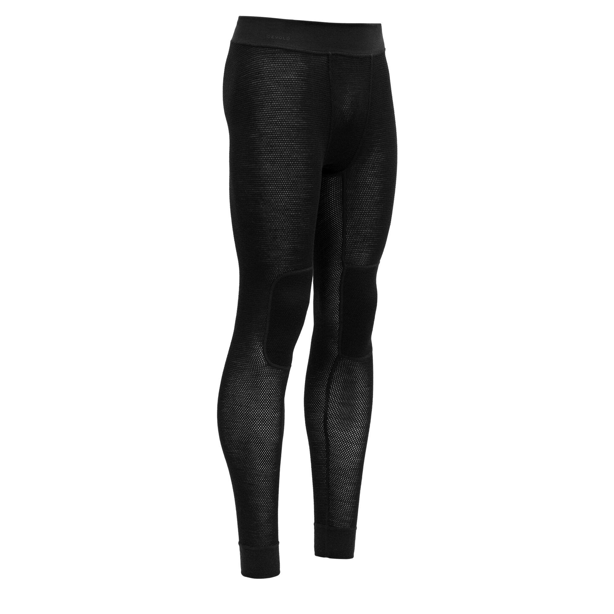 Devold Wool Mesh Long Johns i sort/caviar, herre
