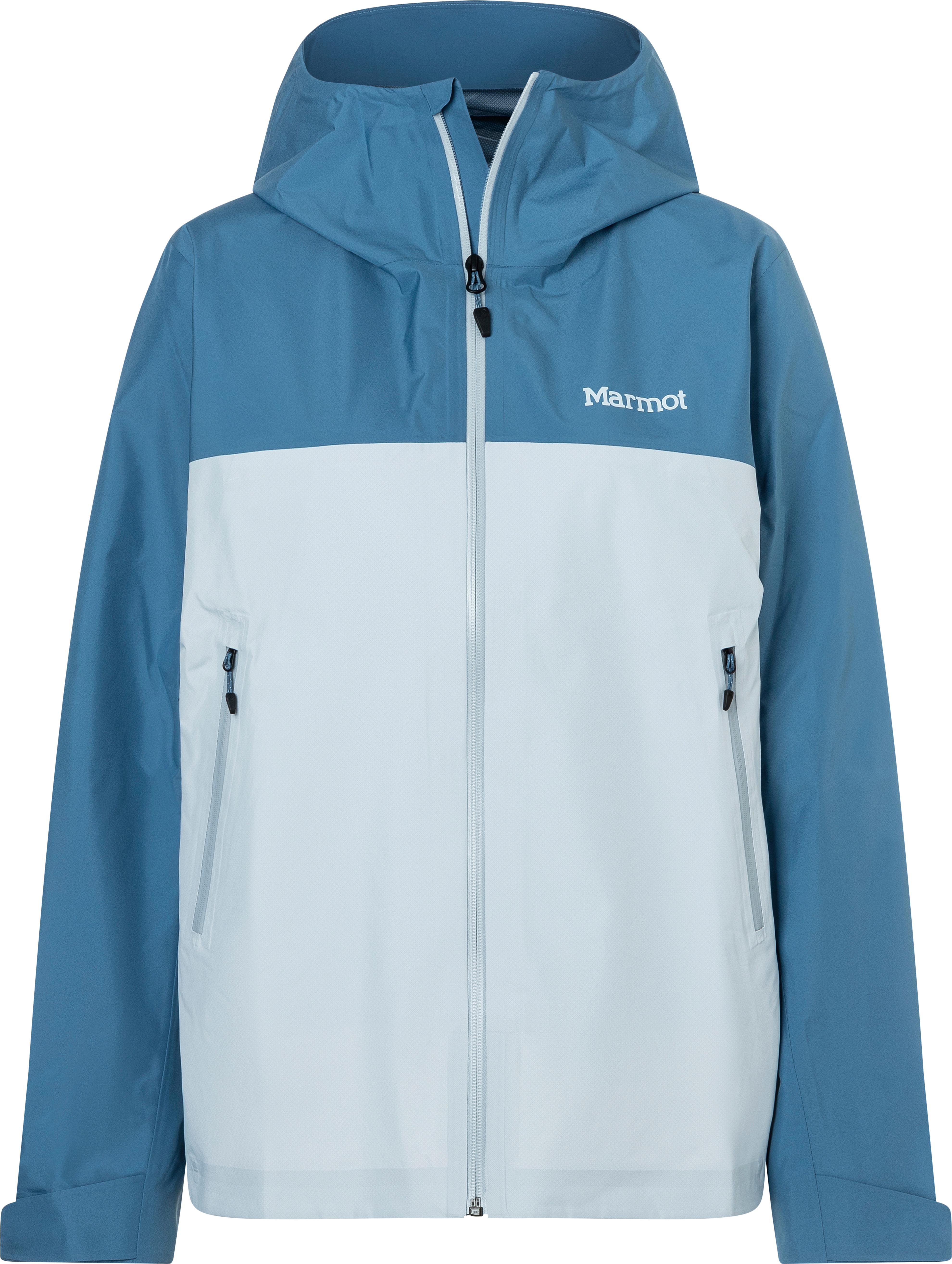 Marmot Minimalist Pertex regnjakke dame i lys grå/hvit