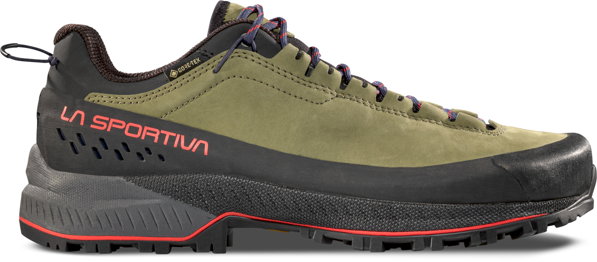 La Sportiva TX5 Evo GORE-TEX herresko i grønt og rødt