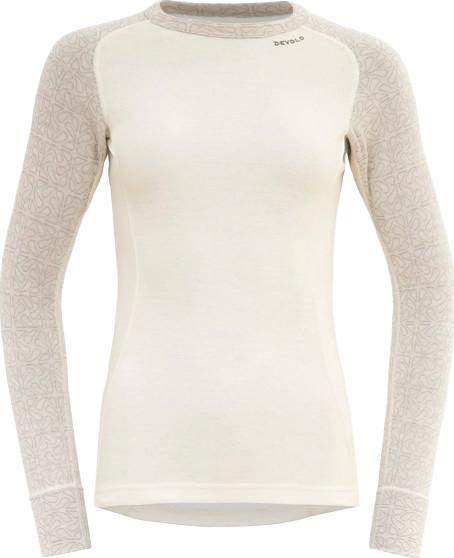 Devold Duo Active Merino 205 Shirt i fargen Raw White, dame