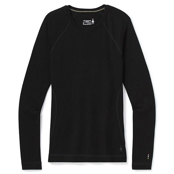 Smartwool Merino 250 Baselayer Crew i sort, dame