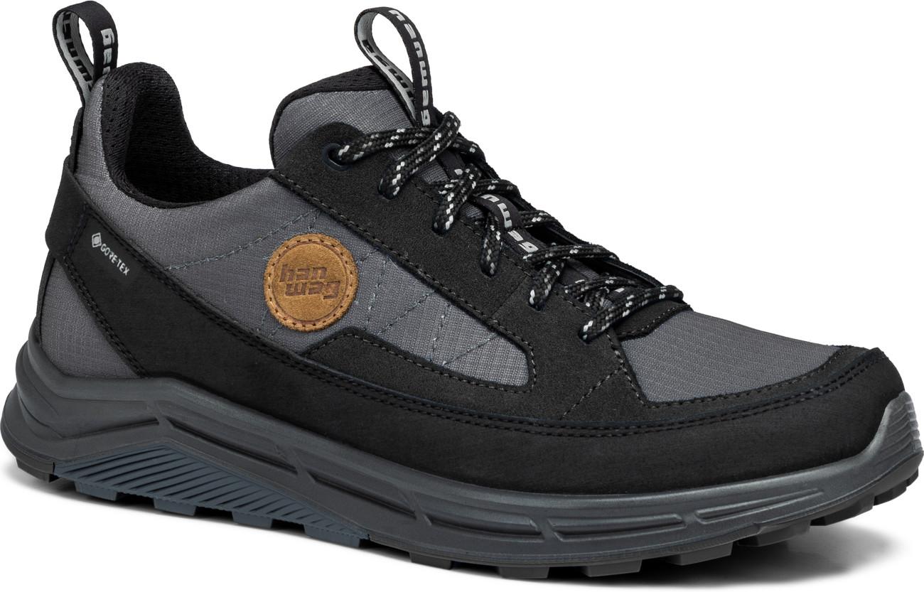 Hanwag Rotpunkt Light Low GORE-TEX herresko i sort og antrasitt