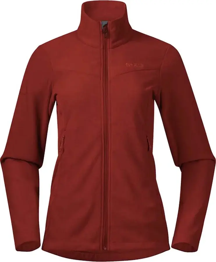 Bergans Women's Finnsnes Fleece Jacket Chianti Red produktbilde