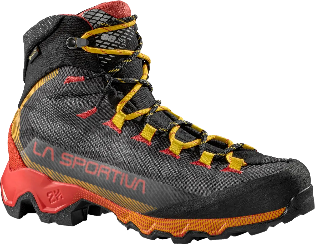 La Sportiva Aequilibrium Hike GORE-TEX, karbongrå med gule detaljer